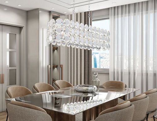 Silver chrome ceiling lights cheap