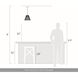 Clarus LED 10 inch Grey Cement Pendant Ceiling Light