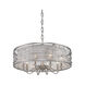 Joia 8 Light 34 inch Peruvian Silver Chandelier Ceiling Light, Large