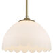 Dorinda Pendant Ceiling Light in Brushed Champagne Brass