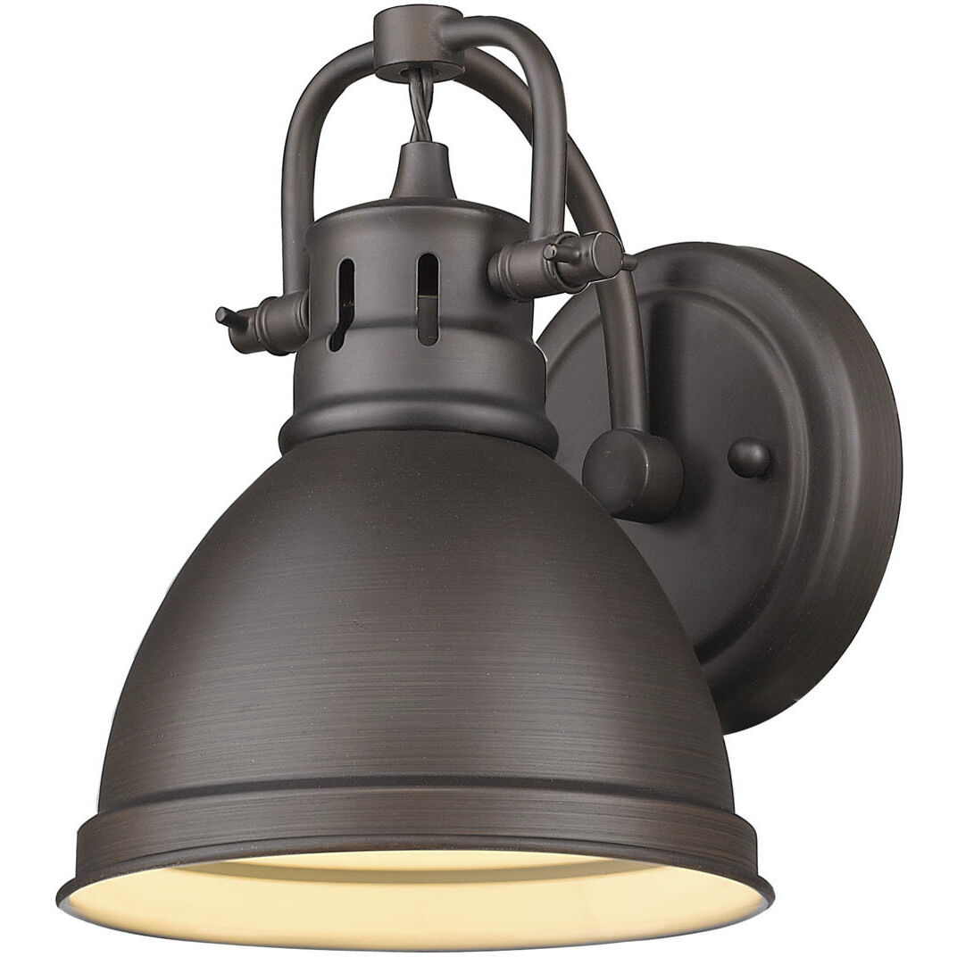 Yep Duncan Vanity Wall Light in Rubbed Bronze