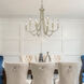 Kamila 24 inch 60.00 watt White Gold Chandelier Ceiling Light