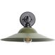Croma 1 Light 9 inch Matte Black Outdoor Wall Sconce in No Glass, Matte Pine