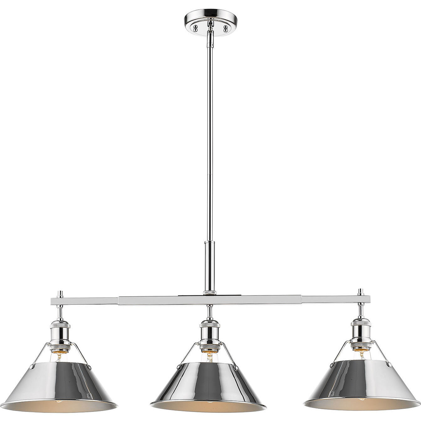 Yep Orwell Island Light Ceiling Light in Chrome