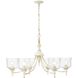 Keating 6 Light 33.5 inch Antique Ivory Chandelier Ceiling Light