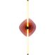 Colorella Wall Sconce Wall Light in Hammered Purple, Orange