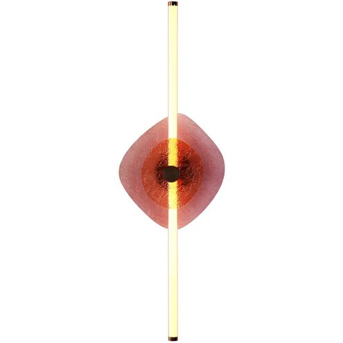 Colorella Wall Sconce Wall Light in Hammered Purple, Orange