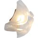 Glacier LED 13.75 inch Polished Nickel Wall Sconce Wall Light