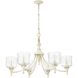 Keating 6 Light 33.5 inch Antique Ivory Chandelier Ceiling Light