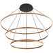 Veritas LED 59 inch Driftwood Ring Chandelier Ceiling Light, 3 Tier