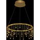 Lucerna LED 13.75 inch Stainless Steel Gold Chandelier Ceiling Light