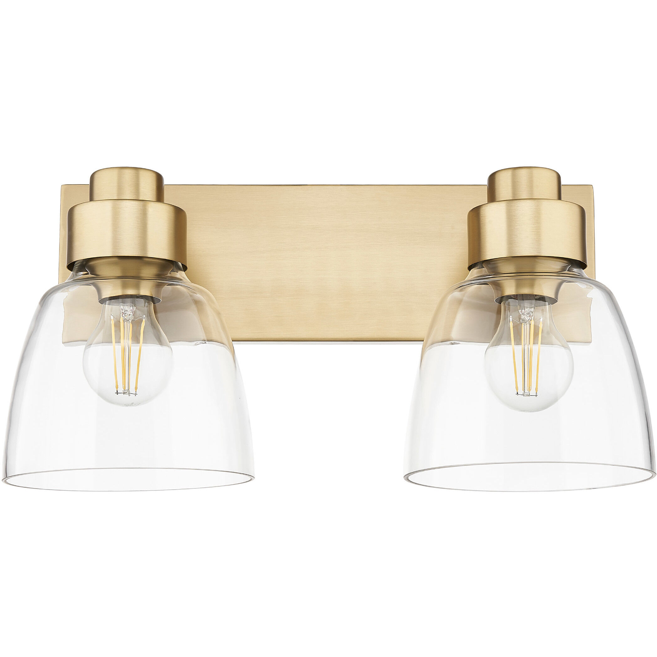 Remy Vanity Wall Light in Brushed Champagne Brass