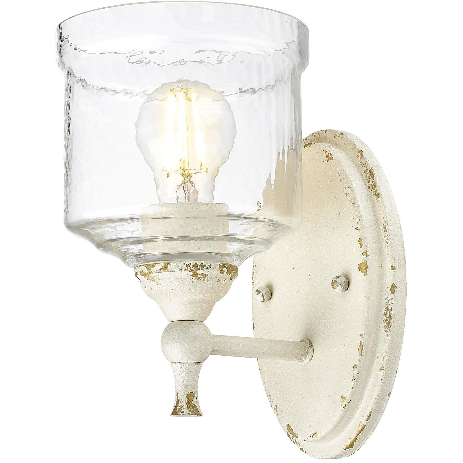 Keating 1 Light 5.88 inch Antique Ivory Wall Sconce Wall Light