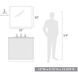 Journey 1 Light 12 inch Natural Black Wall Sconce Wall Light, Damp