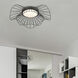 Elena LED 24 inch Natural Black Flush Mount Ceiling Light