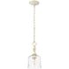 Keating 1 Light 5.88 inch Antique Ivory Pendant Ceiling Light