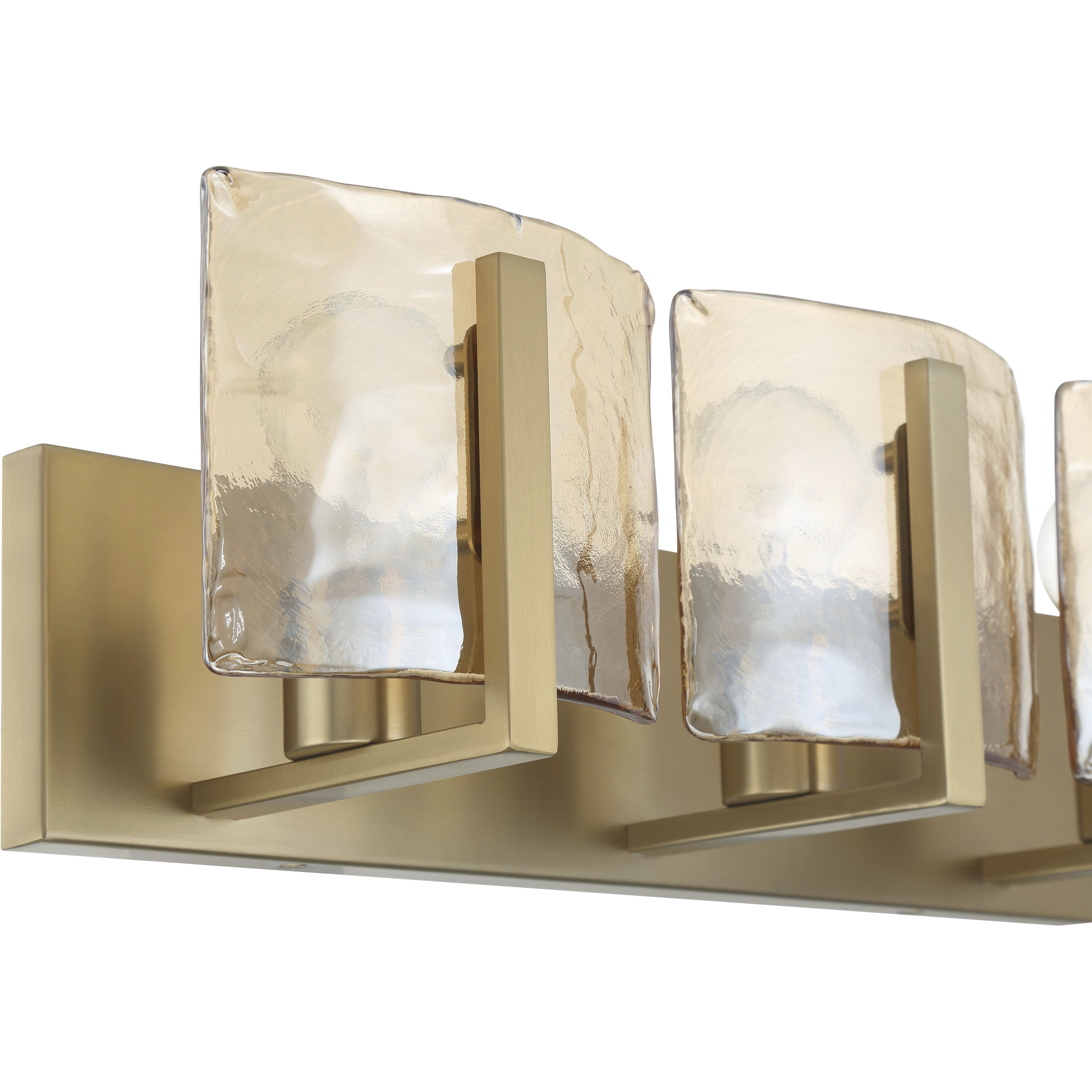 Aenon 3 Light 21.75 inch Brushed Champagne Brass Vanity Light Wall Light