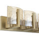Aenon 3 Light 21.75 inch Brushed Champagne Brass Vanity Light Wall Light