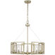 Marco 24.5 inch 60.00 watt White Gold Chandelier Ceiling Light