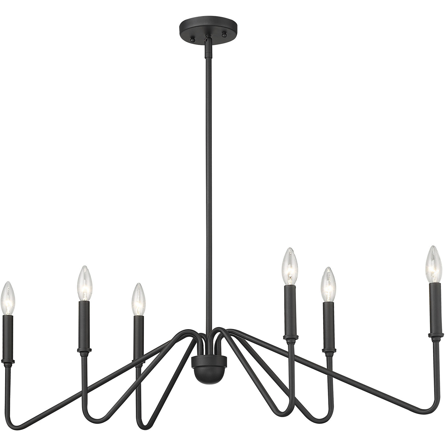 Yep Kennedy 6 Light 36.75 inch Island Light