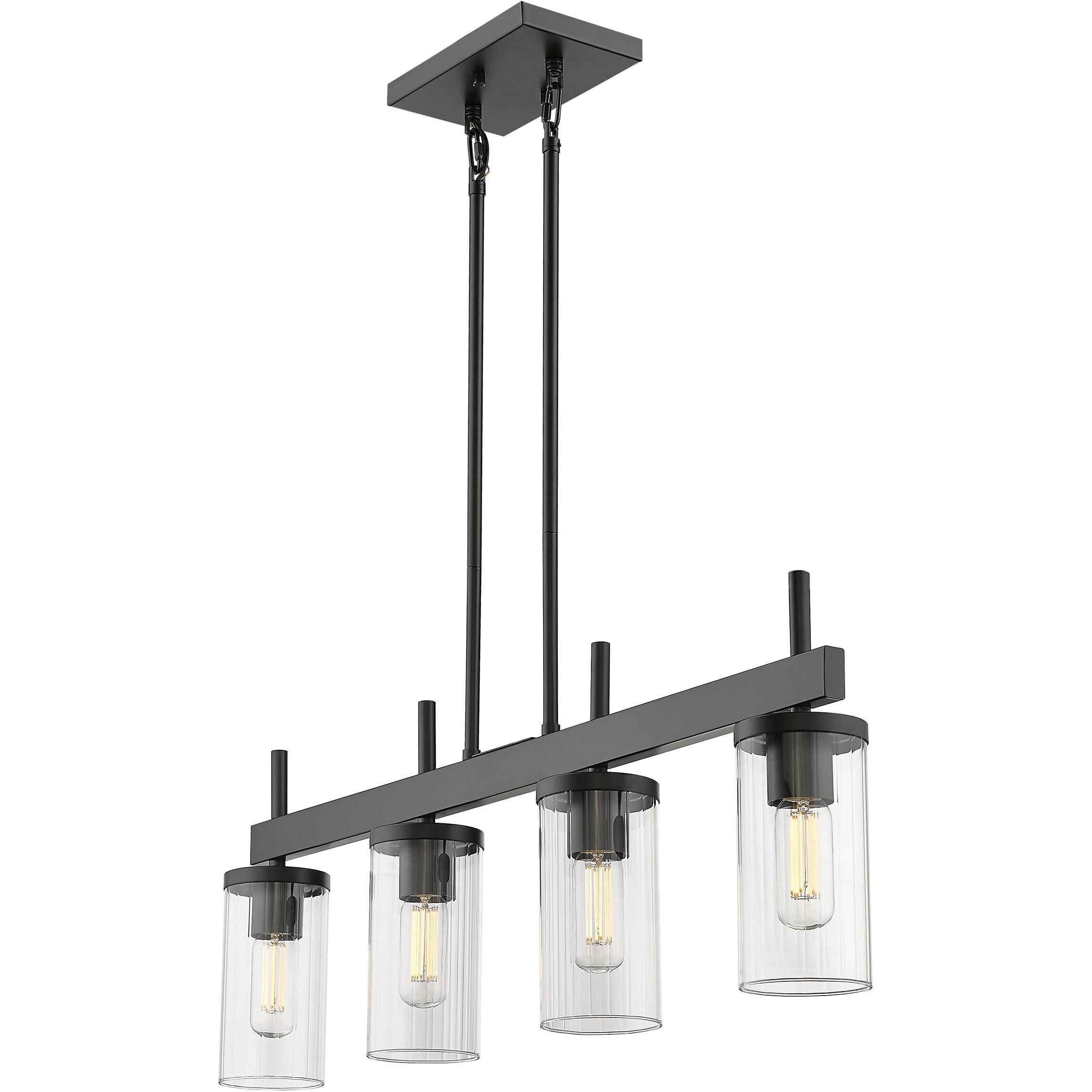 Winslett Island Light Ceiling Light in Matte Black