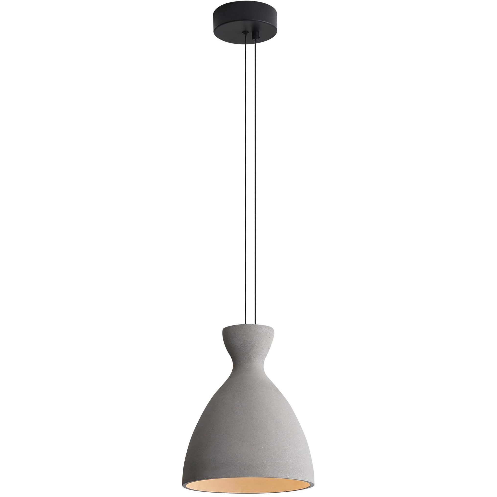 Aethera Pendant Ceiling Light in Grey Cement