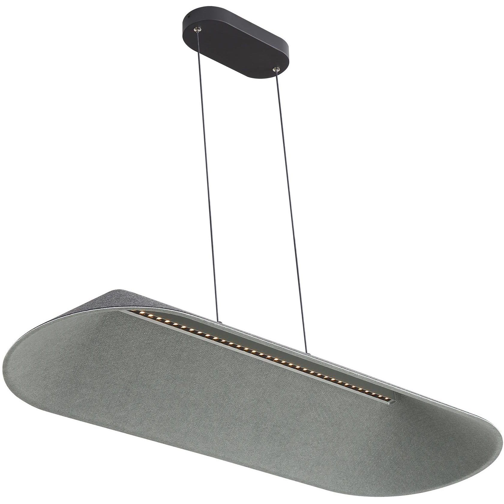 Faroe Island Light Ceiling Light in Flecked Black/Grey