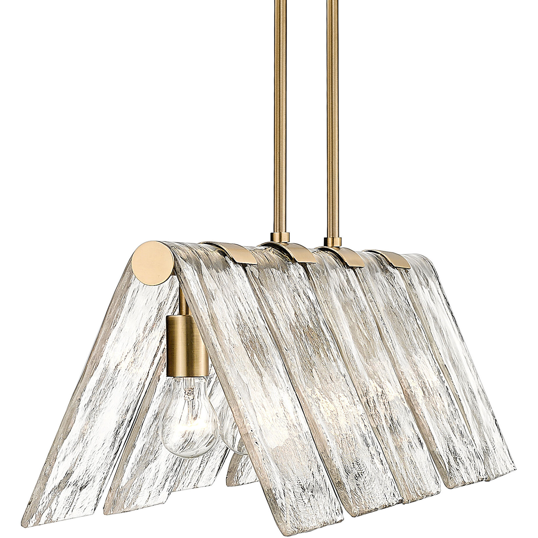 Serenity Island Light Ceiling Light in Modern Brass