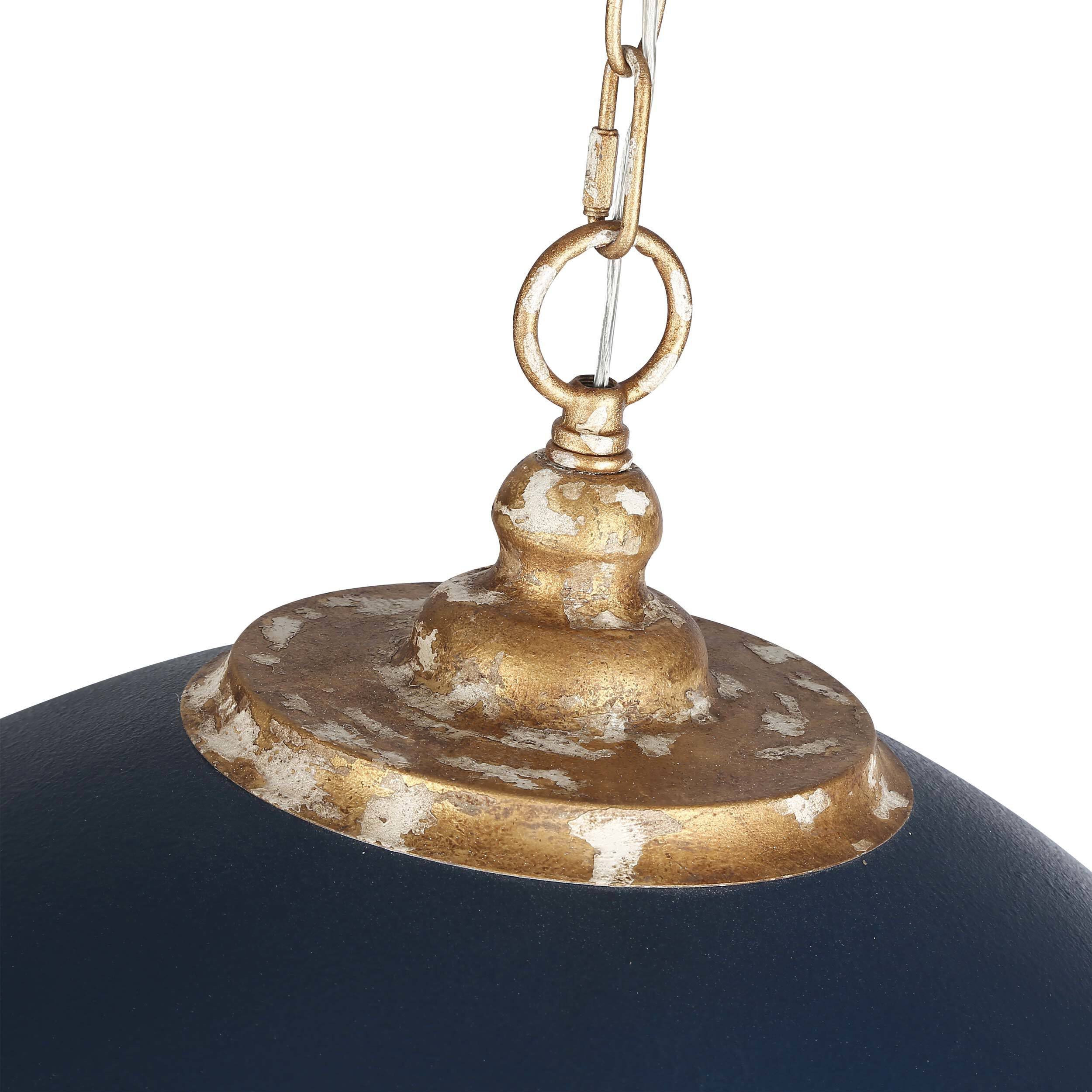 Alison Pendant Ceiling Light in Antique Matte Navy