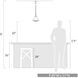 Bartlett 1 Light 9 inch French White Mini Pendant Ceiling Light, Small