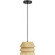 Yep Aalto 2 Light 8.63 inch Light Walnut Pendant Ceiling Light