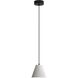 Clarus Pendant Ceiling Light in White Sandstone Cement