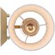 Yep Brilia 1 Light 5.5 inch Brushed Champagne Brass Wall Sconce Wall Light