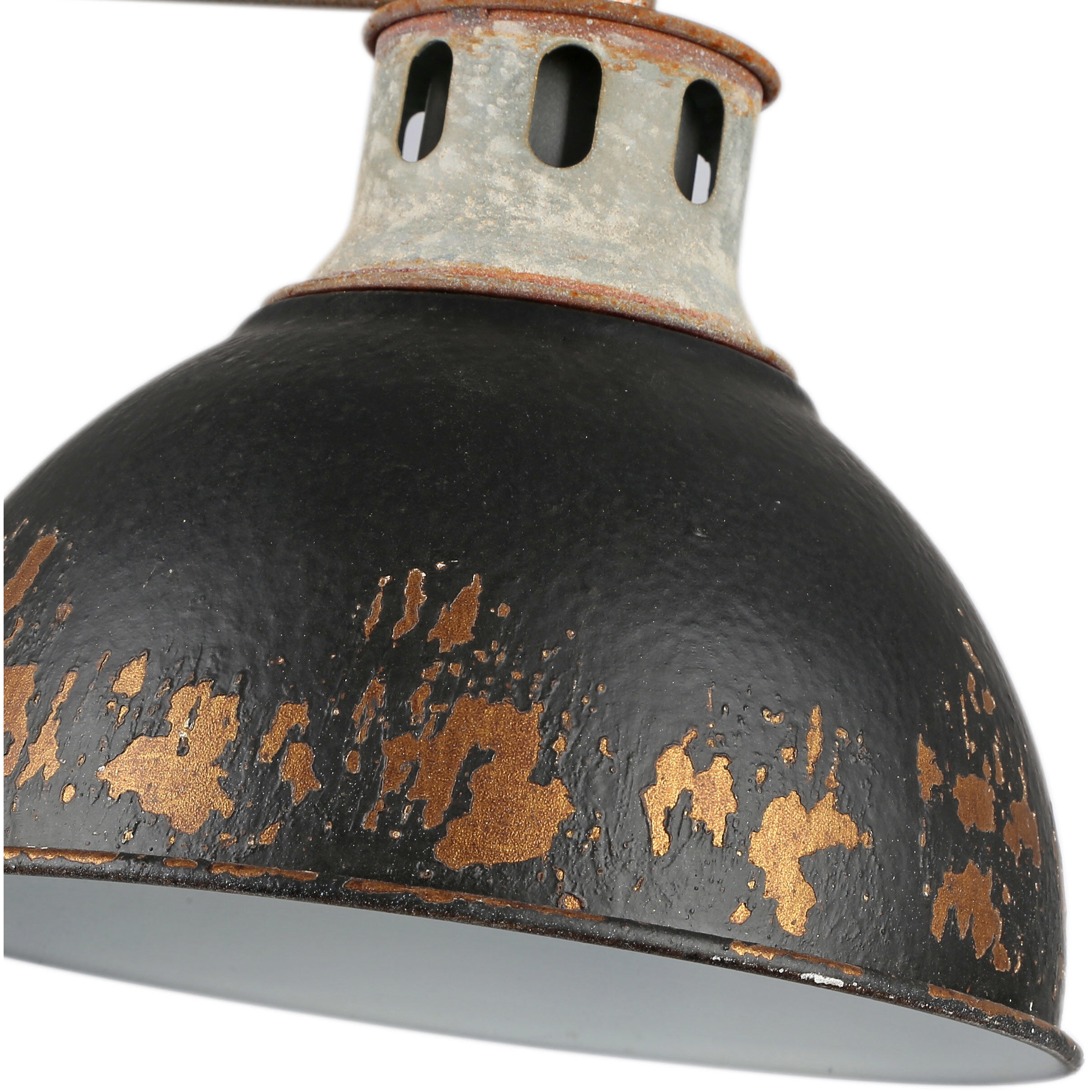 Kinsley Vanity Wall Light in Antique Black Iron