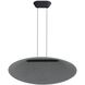 Faroe LED 29.63 inch Flecked Black/Grey Pendant Ceiling Light