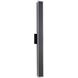Obsidian LED 35.38 inch Sand Black Outdoor Wall Sconce