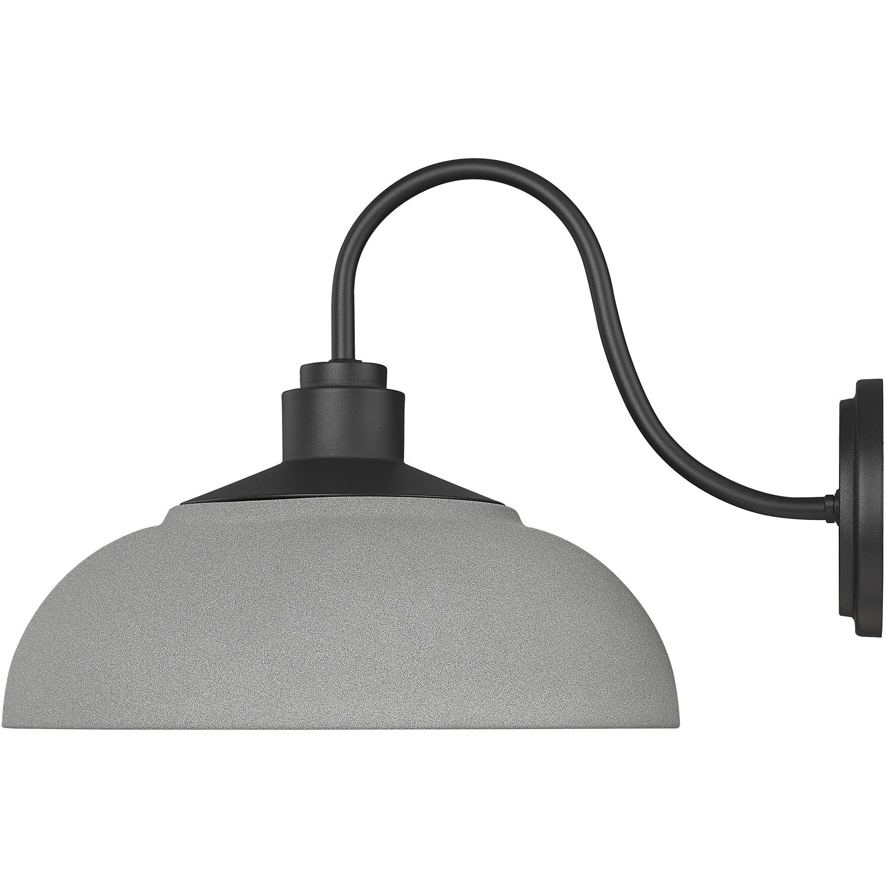 Yep Levitt 1 Light 17.88 inch Natural Black Outdoor Wall in Natural Gray