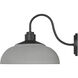 Yep Levitt 1 Light 17.88 inch Natural Black Outdoor Wall in Natural Gray