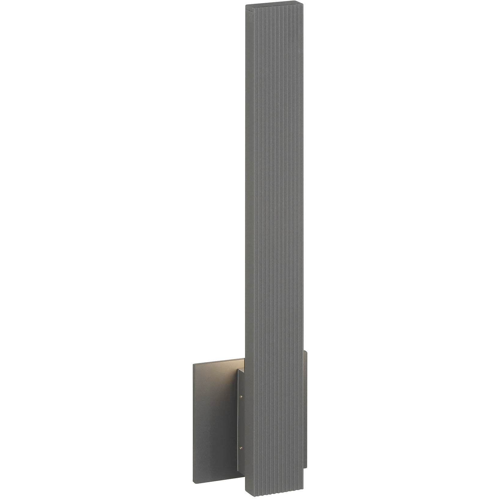Enso LED 4.5 inch Smooth Gray Outdoor Wall in Smooth Grey