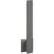 Enso LED 4.5 inch Smooth Gray Outdoor Wall in Smooth Grey