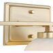 Elliott 3 Light 24.5 inch Brushed Champagne Bronze Vanity Light Wall Light in Alabaster