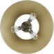Yep Orwell 3 Light 18.75 inch Aged Brass Flush Mount Ceiling Light in Brushed Champagne Brass