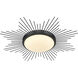 Kieran LED 24 inch White Gold Flush Mount Ceiling Light