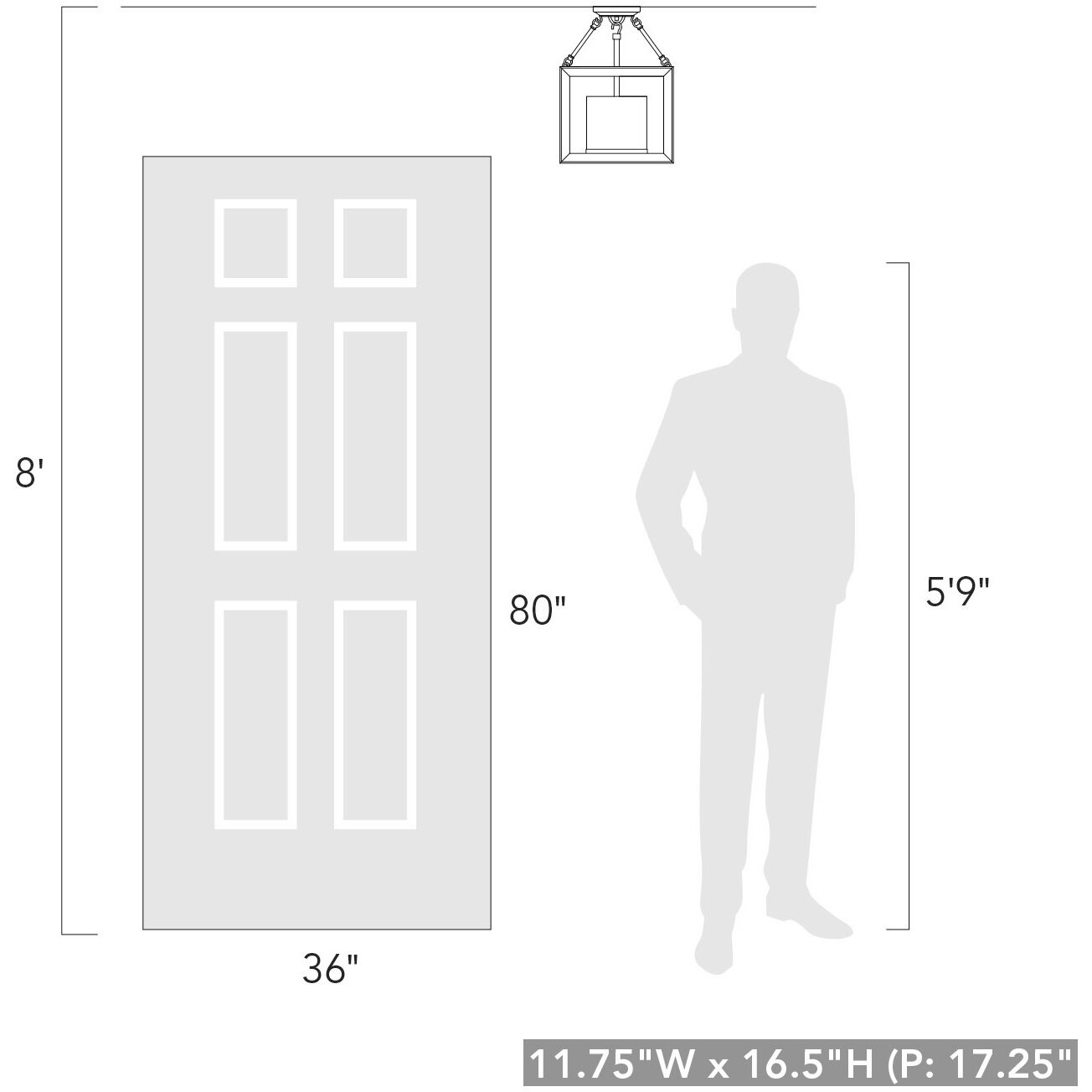 Smyth 3 Light 11.75 inch White Gold Semi-Flush Mount Ceiling Light in Clear Glass, Convertible
