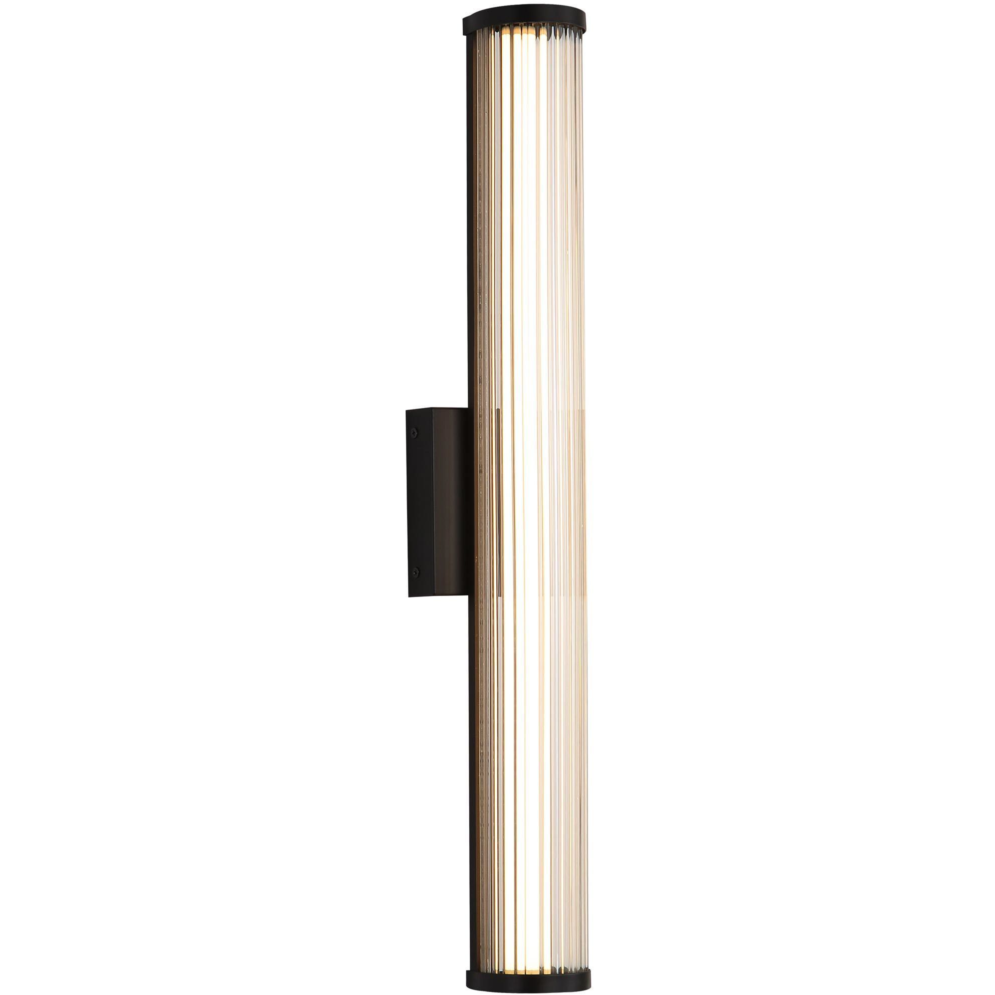 Rodara LED 24.38 inch Matte Black Outdoor Wall