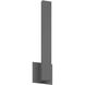 Enso LED 4.5 inch Smooth Gray Outdoor Wall in Smooth Grey