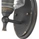 Keating Wall Sconce Wall Light in Antique Black Iron