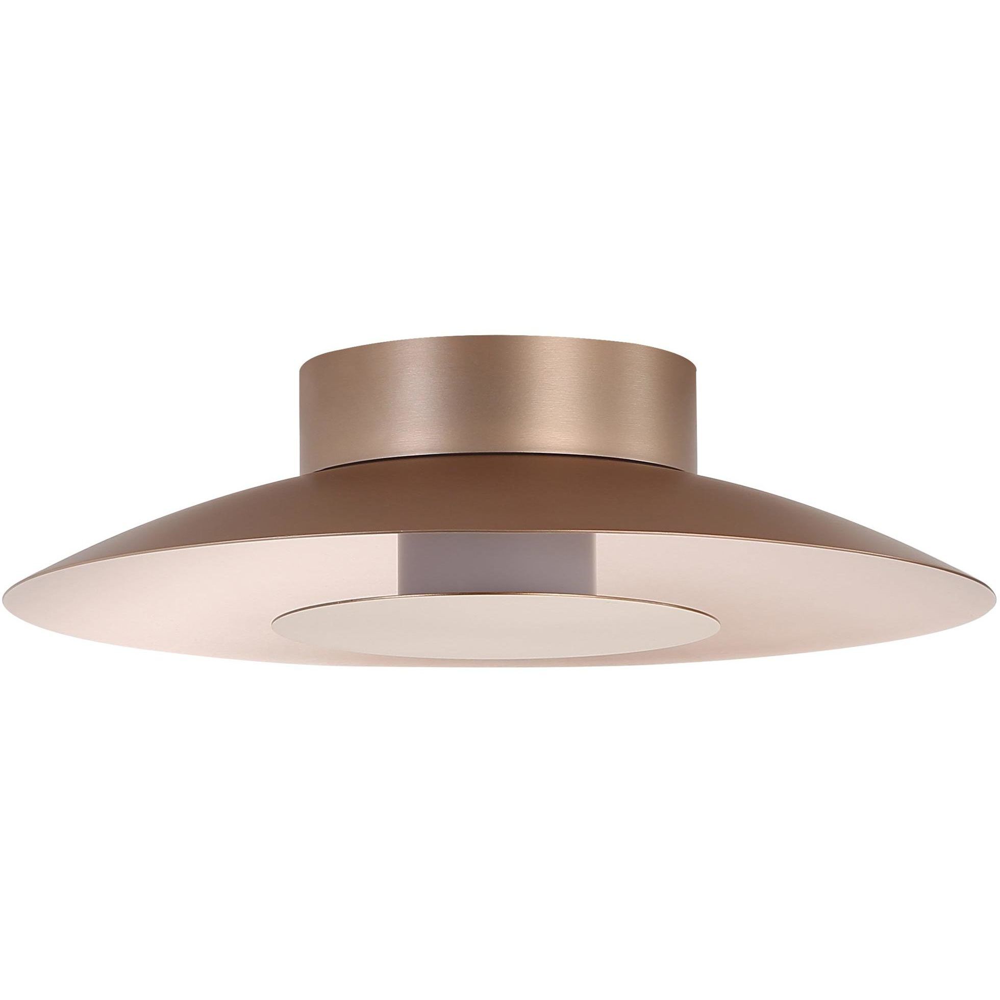 Yep Luma LED 11.75 inch French Gold Flush Mount Ceiling Light