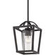 Mercer 1 Light 7 inch Matte Black Mini Pendant Ceiling Light in Matte Black/Matte Black