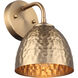 Shepard Wall Sconce Wall Light in Modern Brass